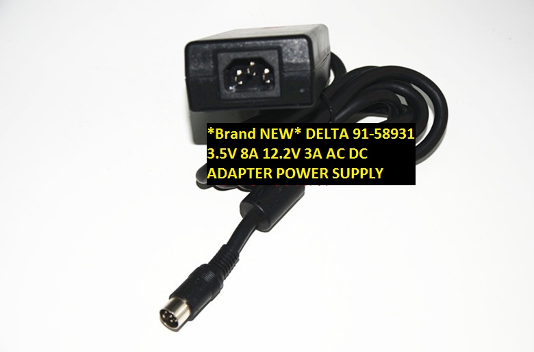 *Brand NEW* 3.5V 8A DELTA 91-58931 12.2V 3A AC DC ADAPTER POWER SUPPLY